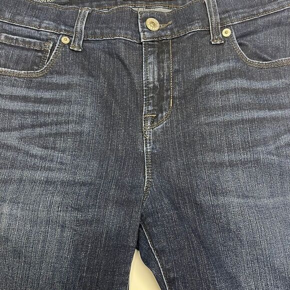 Lucky Brand Brooke Boot Dark Wash 5-Pocket Button Zip Closure Blue Jeans-8/29 - Picture 13 of 13